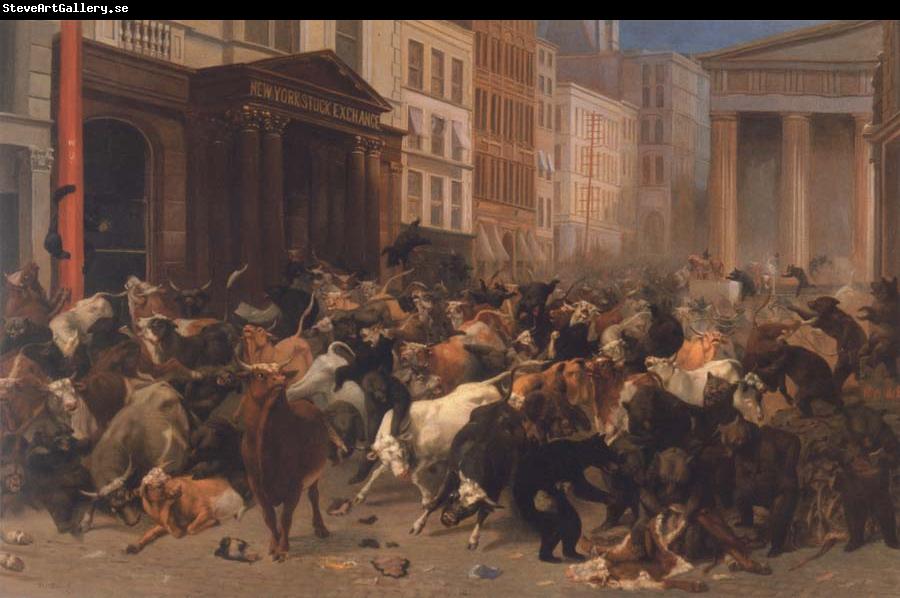 William Holbrook Beard Bulls and Bears in the Market